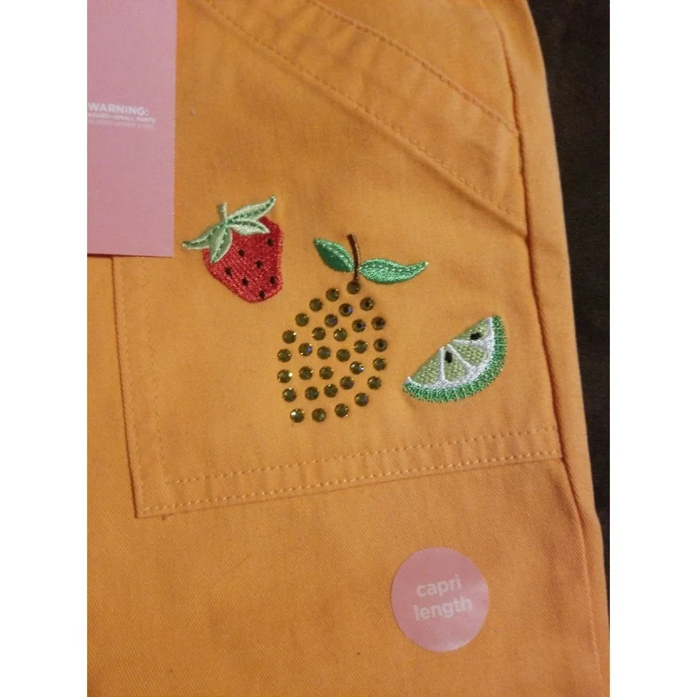 Gymboree tutti frutti capris nwt size 6
